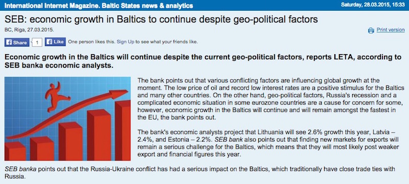 economic growth in Baltics